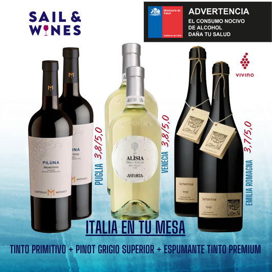 6x "ITALIA EN TU MESA"