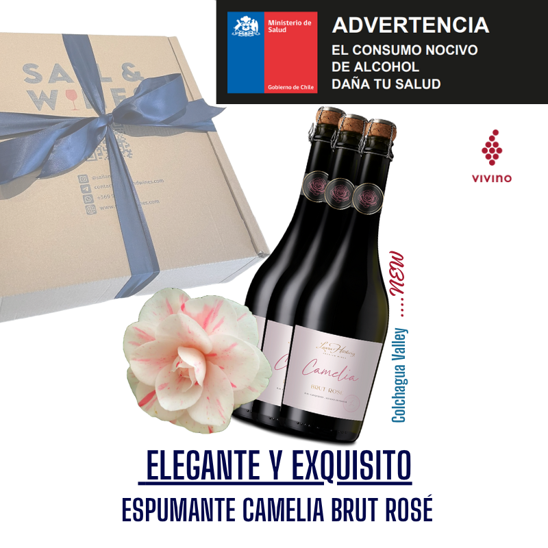 3x ESPUMANTE CAMELIA Brut Rosé - Elegante y Exquisito !!!